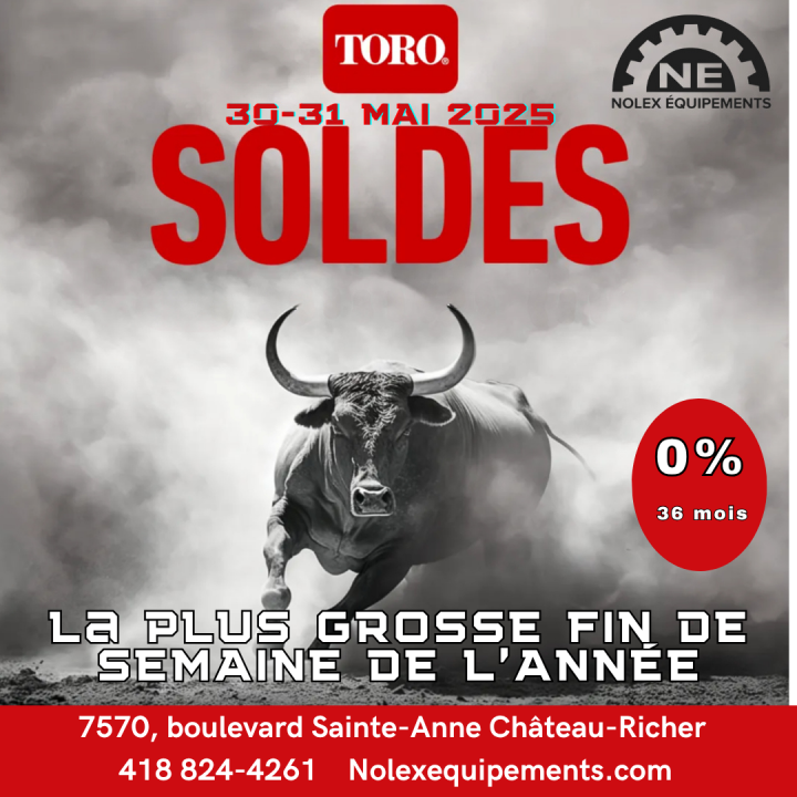 LA PLUS GROSSE FIN DE SEMAINE TORO DE L’ANNÉE! 🎉